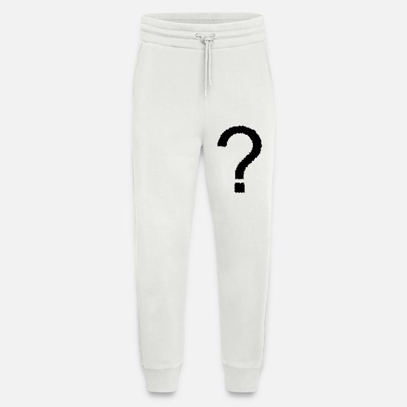 Question mark - Jogging Pants - made by SPREAD  - OFF WHITE