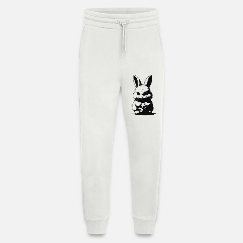 Grumpy bunny - Jogginghose - made by SPREAD - OFF WHITE