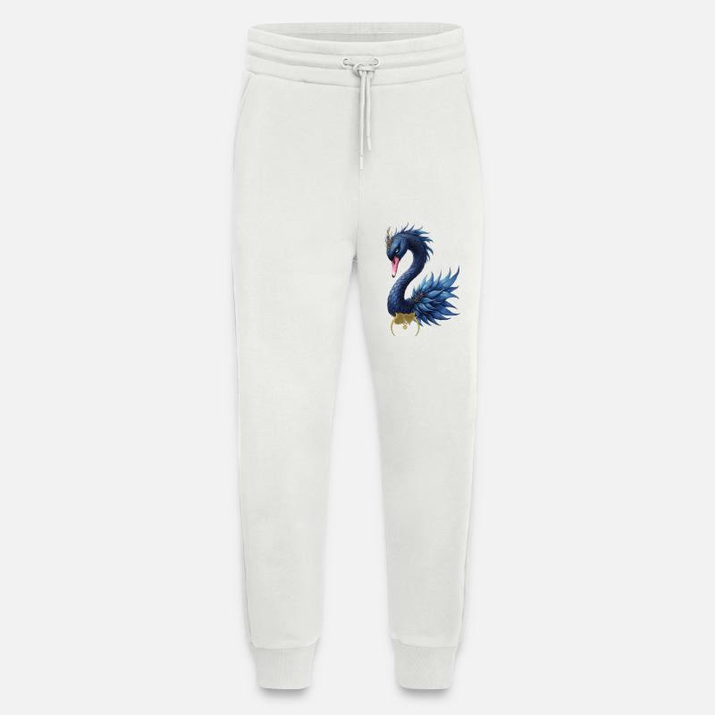Blue Peacock Fantasy - Jogginghose - made by SPREAD - OFF WHITE