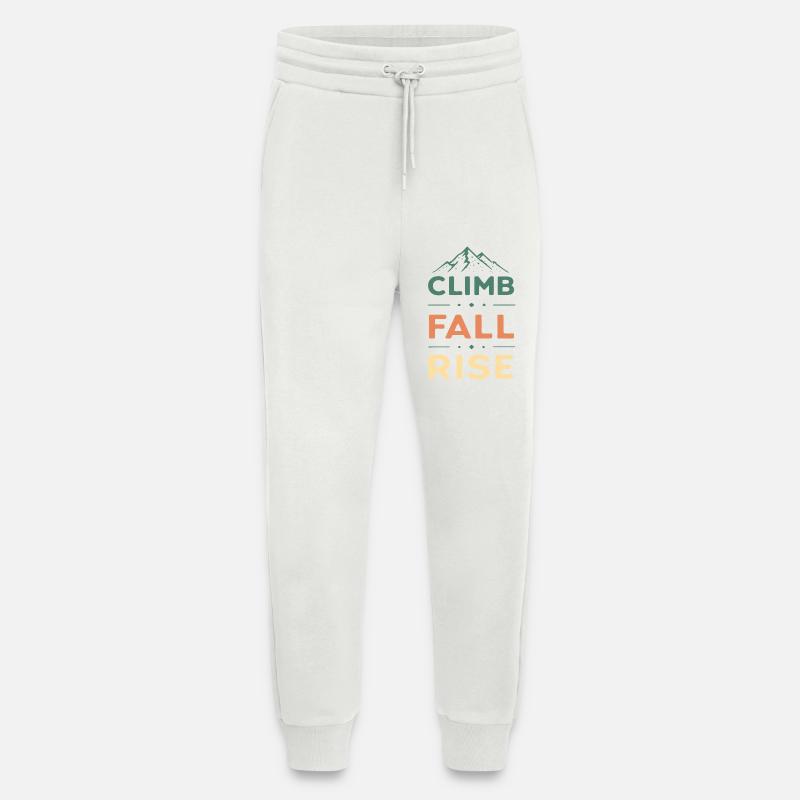 Climb Fall Rise Mountain - Jogging Pants - made by SPREAD - OFF WHITE