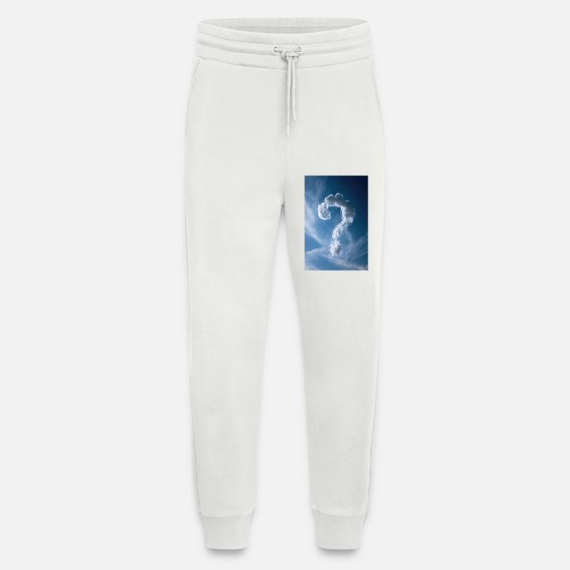 Wolken-Fragezeichen-Himmel - Jogginghose - made by SPREAD - OFF WHITE