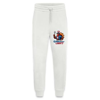 Gobble Gobble Liberty - Pantalon de jogging bio décontracté fabriqué en UE - OFF WHITE - Devant
