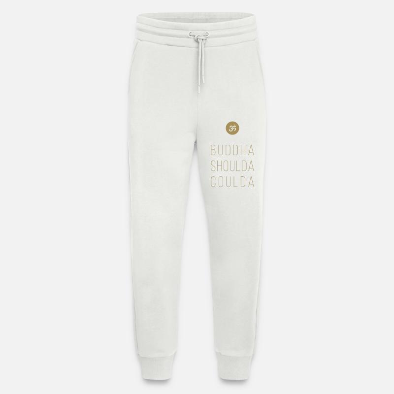 buddha shoulda coulda - Jogginghose - made by SPREAD - OFF WHITE