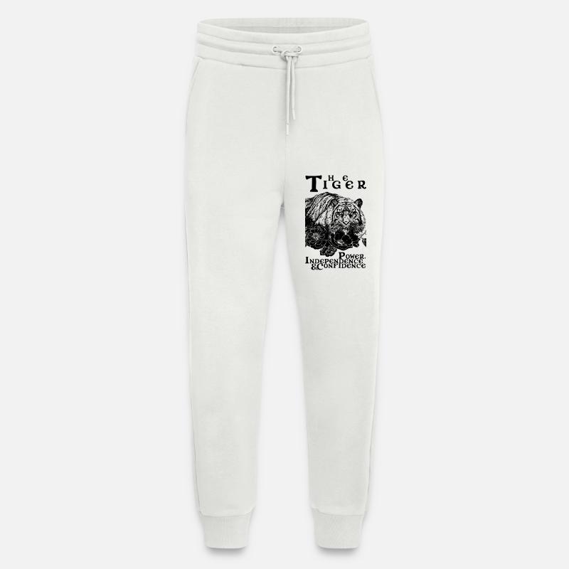 DER TIGER - Jogginghose - made by SPREAD - OFF WHITE