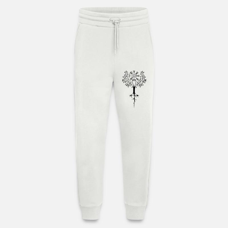 Runenbaum des Lebens (Schwarz) - Jogginghose - made by SPREAD - OFF WHITE
