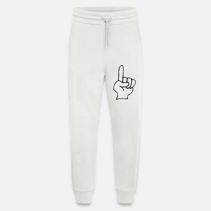 Forefinger - Jogging Pants - made by SPREAD  - OFF WHITE