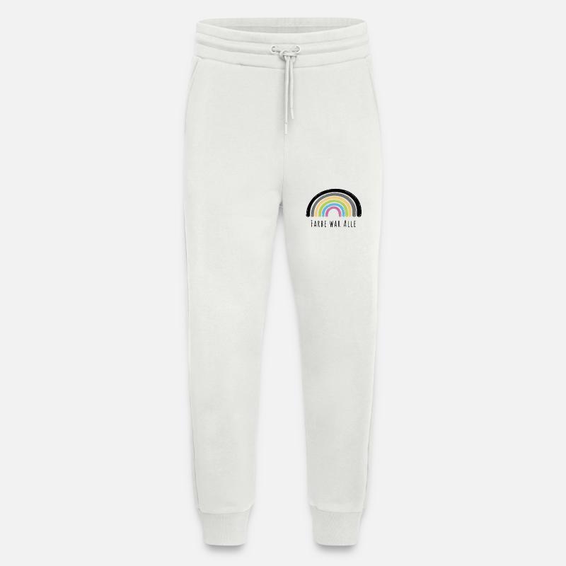 Regenbogen - Jogginghose - made by SPREAD - OFF WHITE
