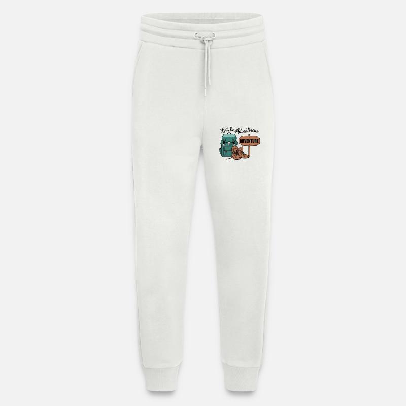 Let's be adventurous. - Jogging Pants - made by SPREAD  - OFF WHITE