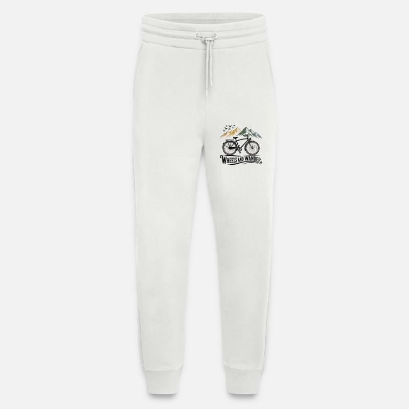 Wheels & Wander – Bergabenteuer - Jogginghose - made by SPREAD - OFF WHITE