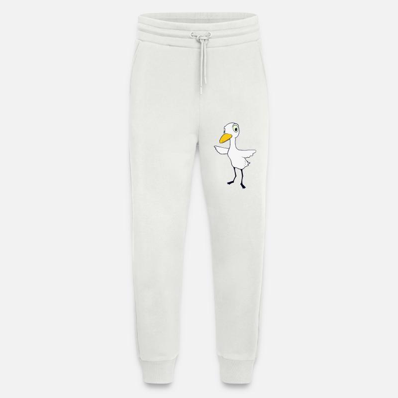 Skeptischer Vogel - Jogginghose - made by SPREAD - OFF WHITE