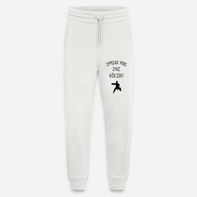 I can't I have Aikido - Jogging Pants - made by SPREAD  - OFF WHITE