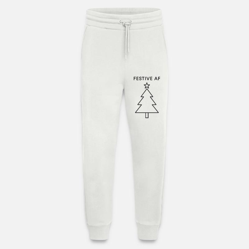 Minimalistischer Weihnachtsbaum - Jogginghose - made by SPREAD - OFF WHITE