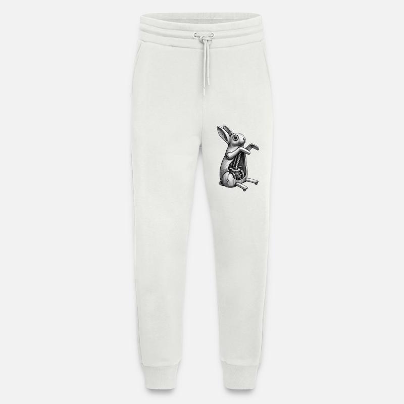 MECA RABBIT – schwarz und weiß - Jogginghose - made by SPREAD - OFF WHITE