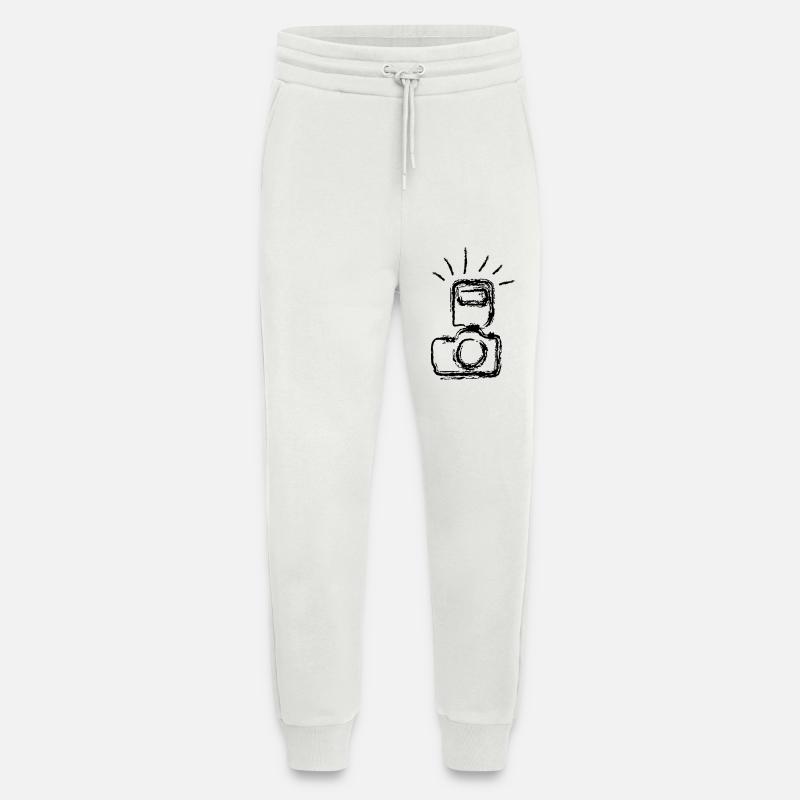 caméra - Pantalon de jogging bio décontracté fabriqué en UE - OFF WHITE