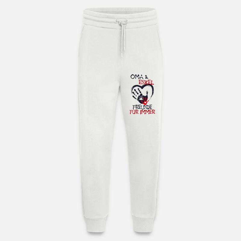 Enkel Oma Großmutter Statement Lieblingsoma - Jogginghose - made by SPREAD - OFF WHITE