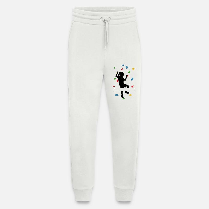 Climbing Wall Girl – Custom Climber - Jogging Pants - made by SPREAD - OFF WHITE