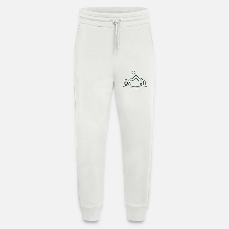 Mountain Landscape Nature - Jogging Pants - made by SPREAD - OFF WHITE