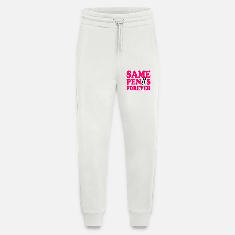 Same penis forever - Jogging Pants - made by SPREAD  - OFF WHITE