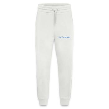 RETRAITE. RETRAITE. RETRAITEE. RETRAITE - Pantalon de jogging bio décontracté fabriqué en UE - OFF WHITE - Devant