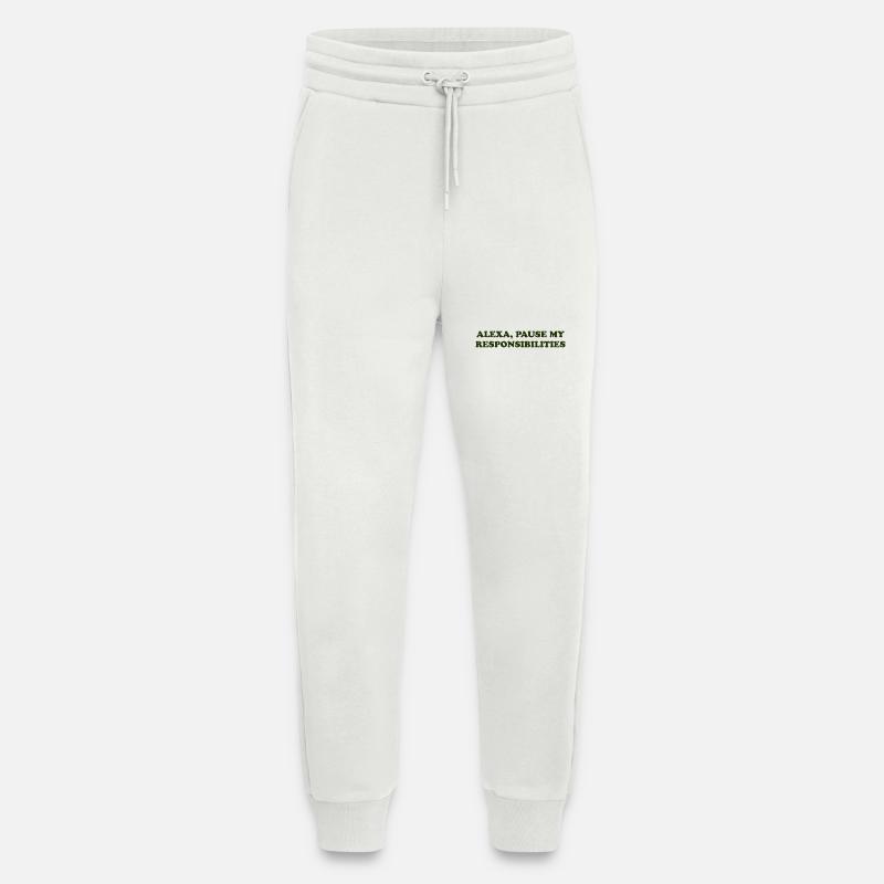 Alexa, Pause My Responsibilities - Jogginghose - made by SPREAD - OFF WHITE