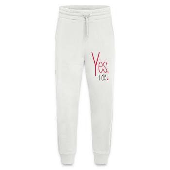 Yes i do bachelorette party Bride GroomHeart - Jogging Pants - made by SPREAD  - OFF WHITE - Front
