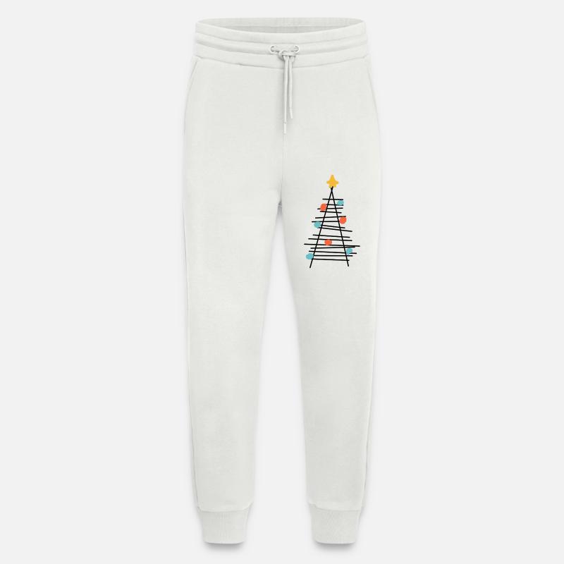 Farbenpunkt Baum Minimalismus - Jogginghose - made by SPREAD - OFF WHITE