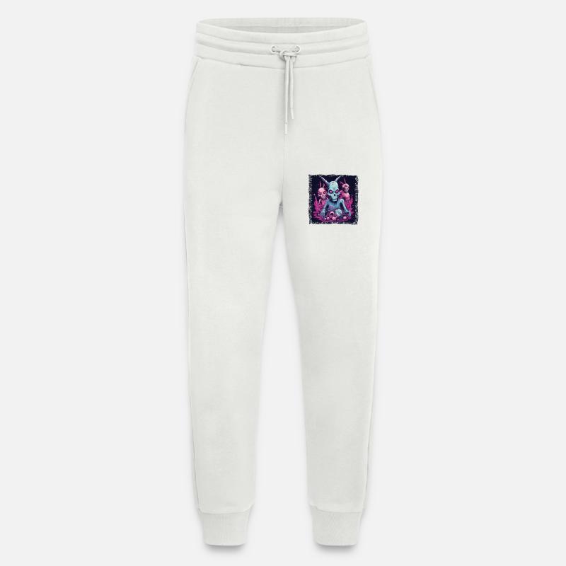 Easter Bunny Zombie Celebration - Jogging Pants - made by SPREAD  - OFF WHITE