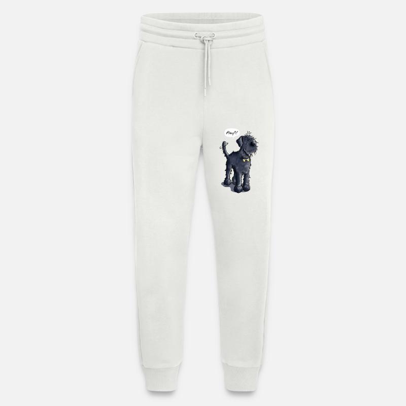 Riesenschnauzer Play - Schnauzer - Schwarz - Jogginghose - made by SPREAD - OFF WHITE