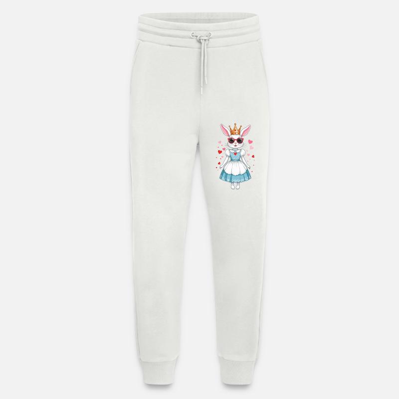 Süße Hasen Prinzessin - Jogginghose - made by SPREAD - OFF WHITE