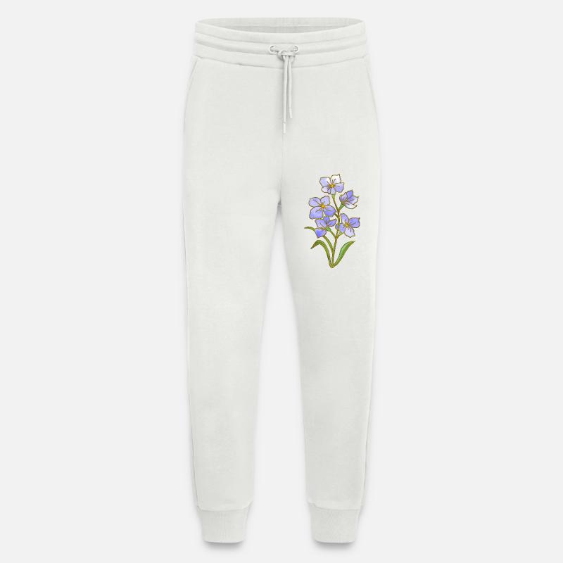 Fleur - Pantalon de jogging bio décontracté fabriqué en UE - OFF WHITE
