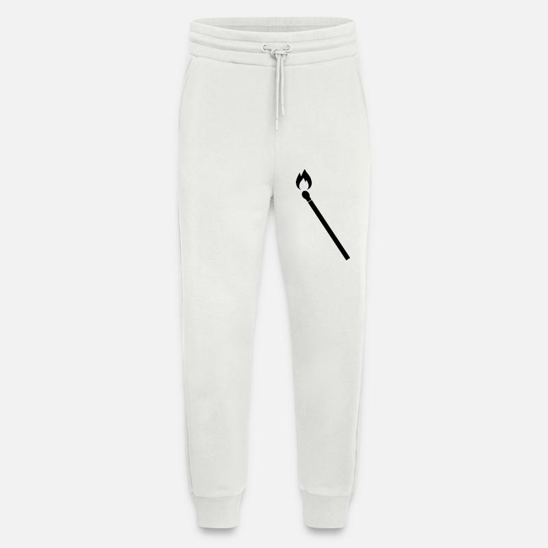 Burning Match - Jogging Pants - made by SPREAD - OFF WHITE