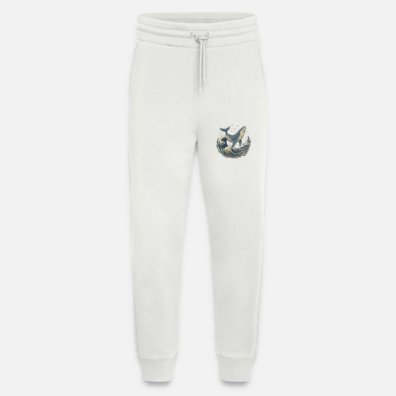 Der Wal – Säule des Ozeans - Jogginghose - made by SPREAD - OFF WHITE