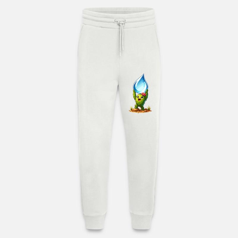 Cactus with Wasserklaer drops - Jogging Pants - made by SPREAD - OFF WHITE