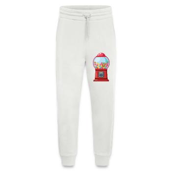 Machine à boules de chewing-gum - Pantalon de jogging bio décontracté fabriqué en UE - OFF WHITE - Devant