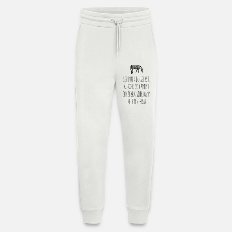 Sein ein Zebra! - Jogginghose - made by SPREAD - OFF WHITE