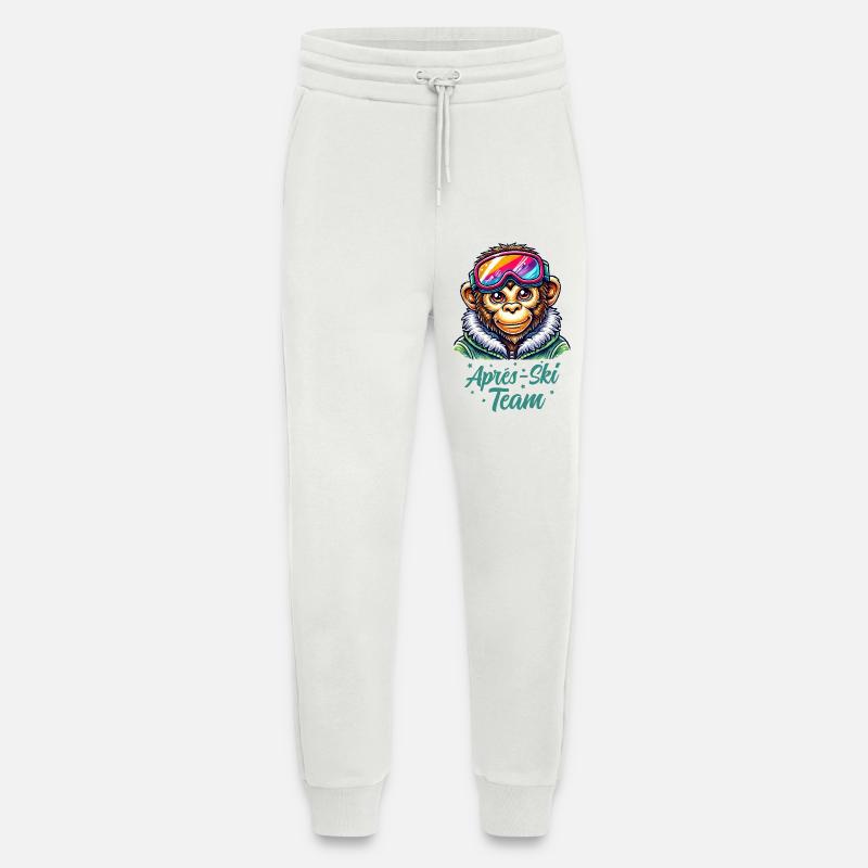 affe skibrille - Jogginghose - made by SPREAD - OFF WHITE