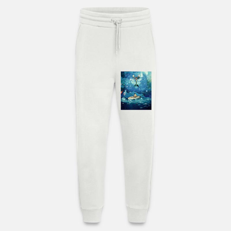 Magic Ocean - Jogging Pants - made by SPREAD  - OFF WHITE