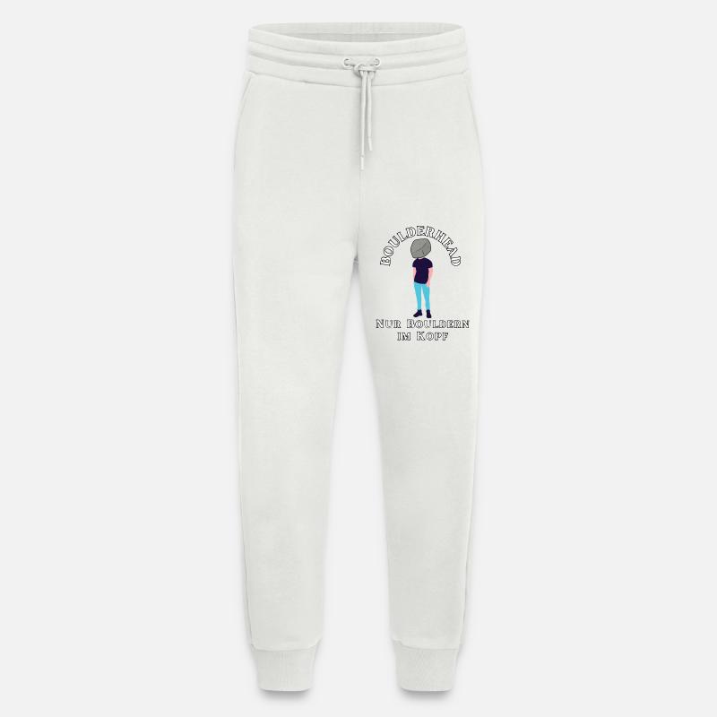 Boulderhead - Nur Bouldern im Kopf - Jogginghose - made by SPREAD - OFF WHITE