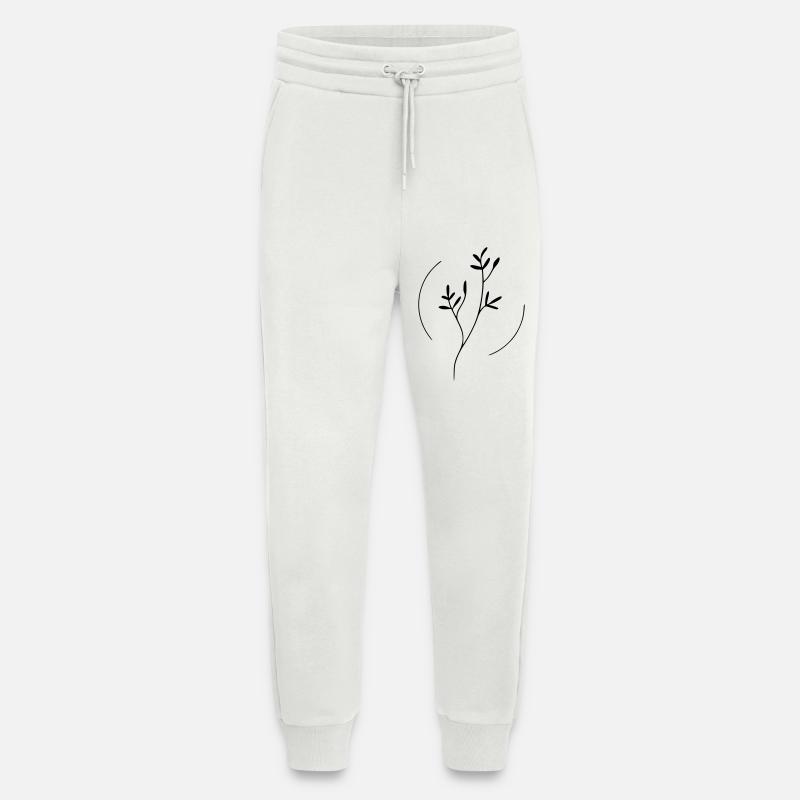 Zweig im kreis - Jogginghose - made by SPREAD - OFF WHITE