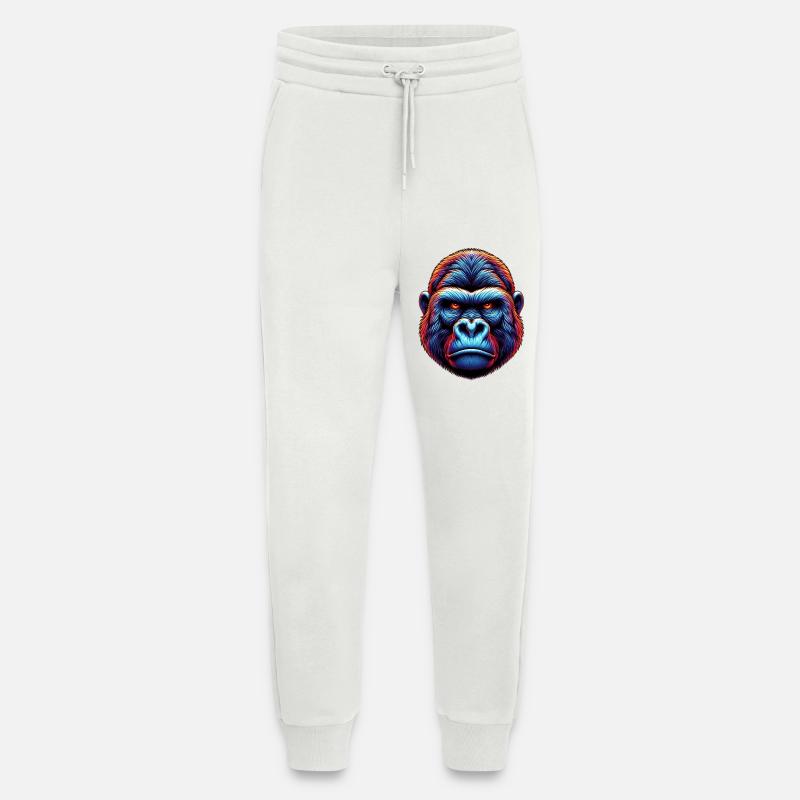 Gorilla - Jogging Pants - made by SPREAD  - OFF WHITE