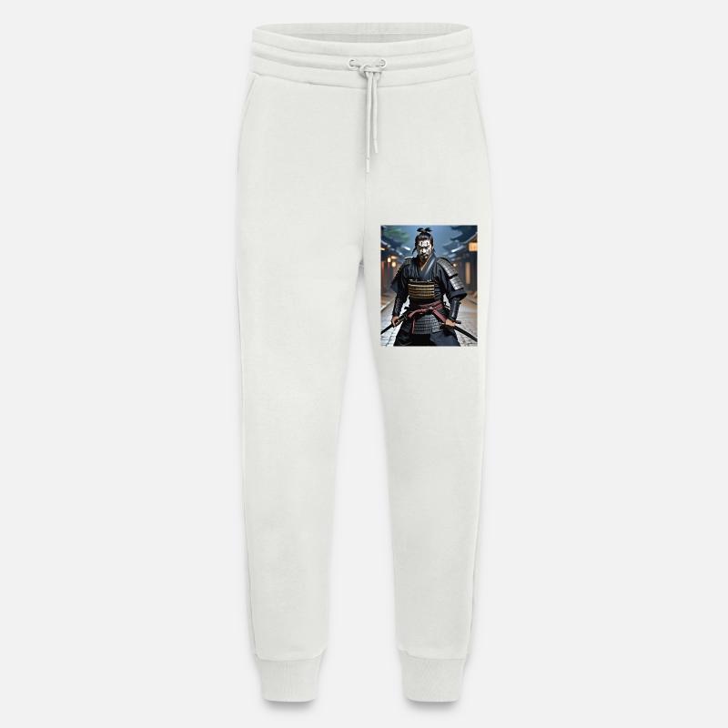 Samurai warrior. - Jogging Pants - made by SPREAD  - OFF WHITE