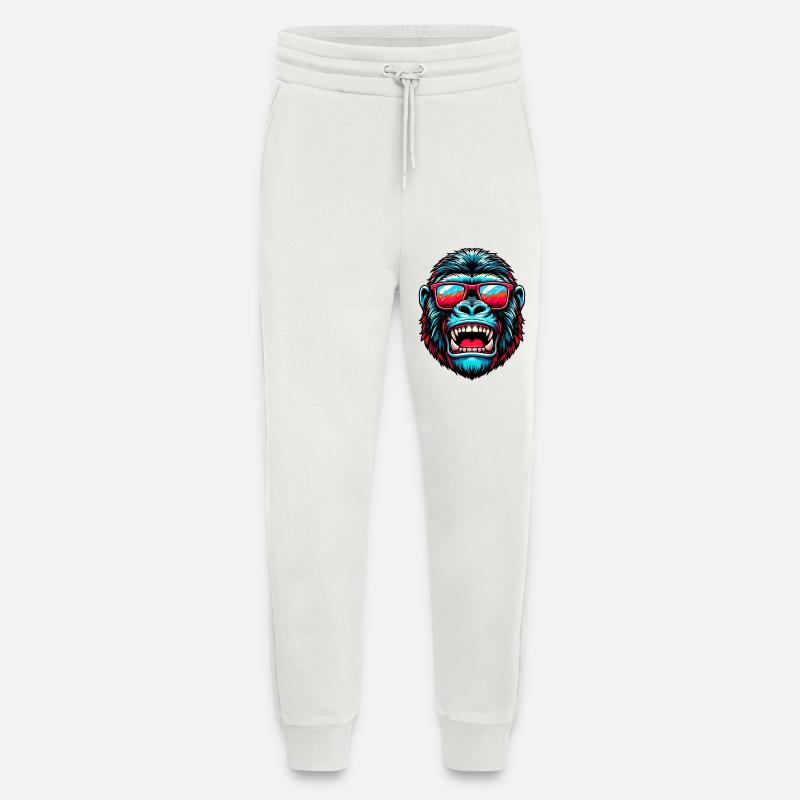 Gorillas mit Sonnenbrille - Jogginghose - made by SPREAD - OFF WHITE