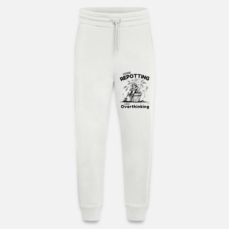 Overthinking? Zeit für’s Umtopfen! - Jogginghose - made by SPREAD - OFF WHITE