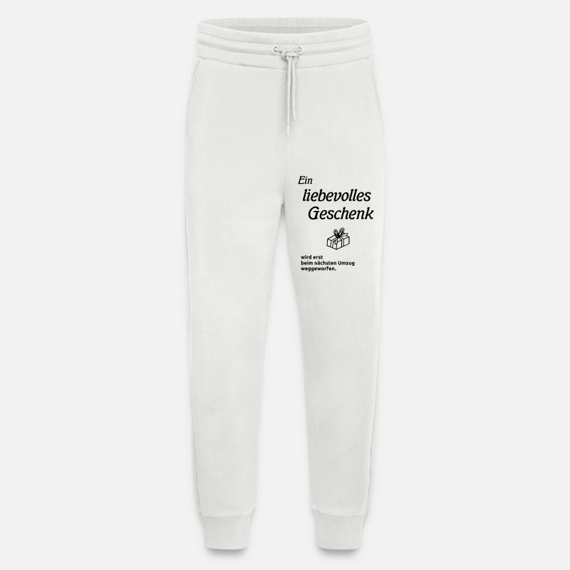 Ein liebevolles Geschenk - Jogginghose - made by SPREAD - OFF WHITE