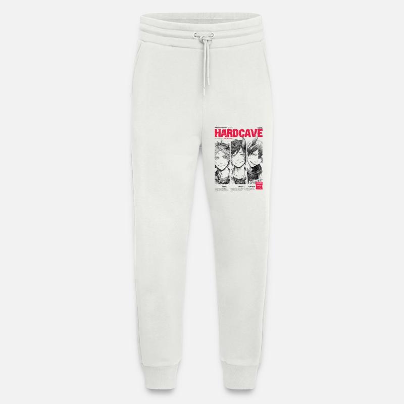 Hardcore Trio Portrait - Jogging Pants - made by SPREAD  - OFF WHITE