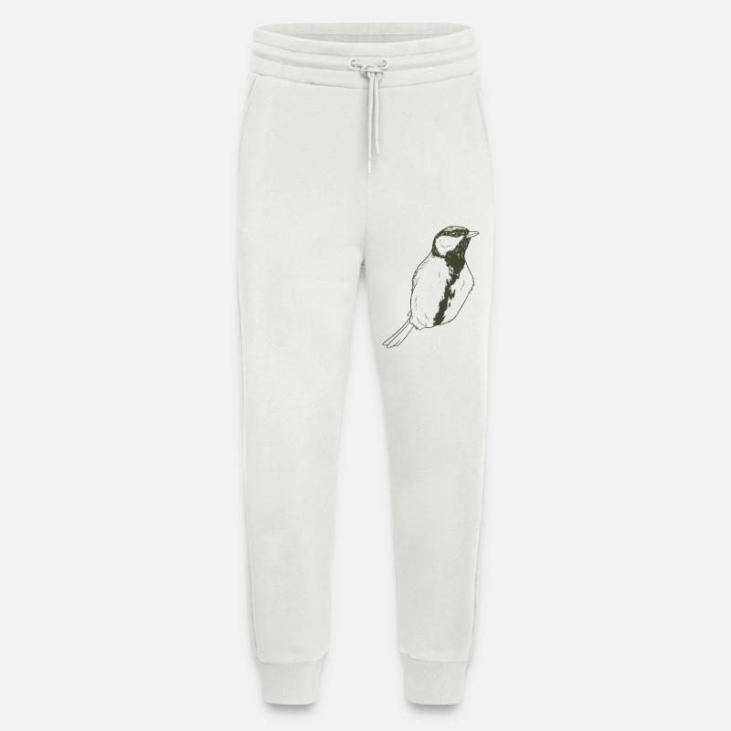 Schlichte Vogelsilhouette - Jogginghose - made by SPREAD - OFF WHITE