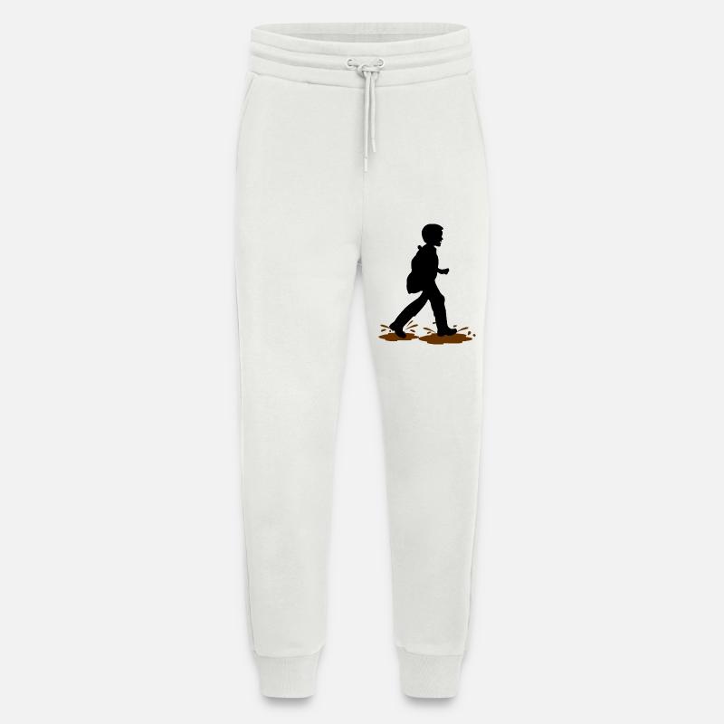 Wadloper Boy – Mud Fun - Jogging Pants - made by SPREAD - OFF WHITE