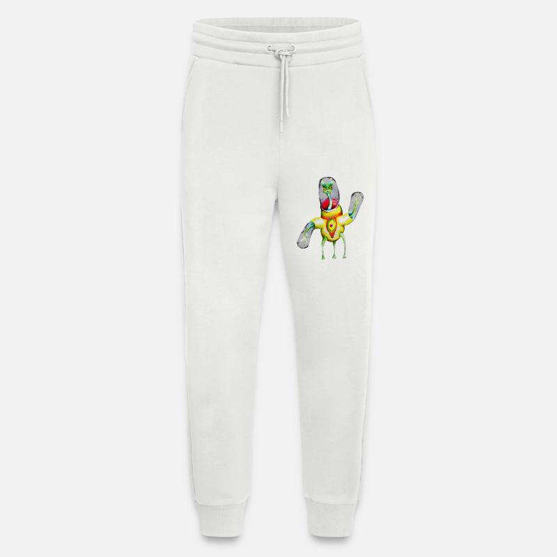 Jumpee - Pantalon de jogging bio décontracté fabriqué en UE - OFF WHITE