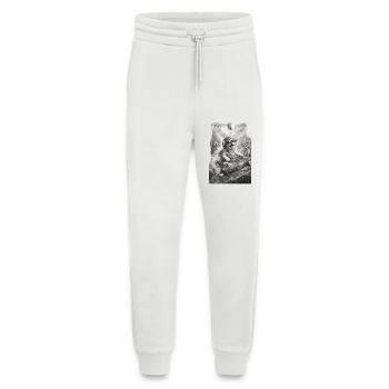 DJ Dog Rocking the Party - Jogging Pants - made by SPREAD  - OFF WHITE - Front