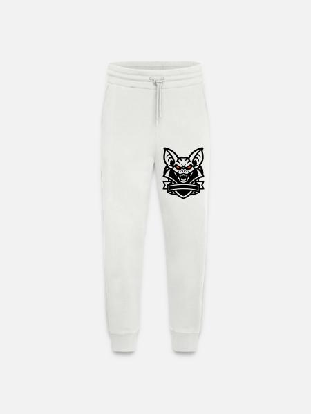 Fledermaus Maskottchen Logo - Jogginghose - made by SPREAD - OFF WHITE